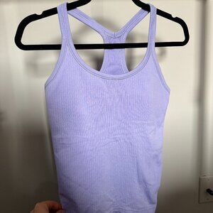 Lululemon Ebb to Street Racerback Tank in lilac, size 6.